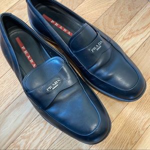 prada mens loafers
